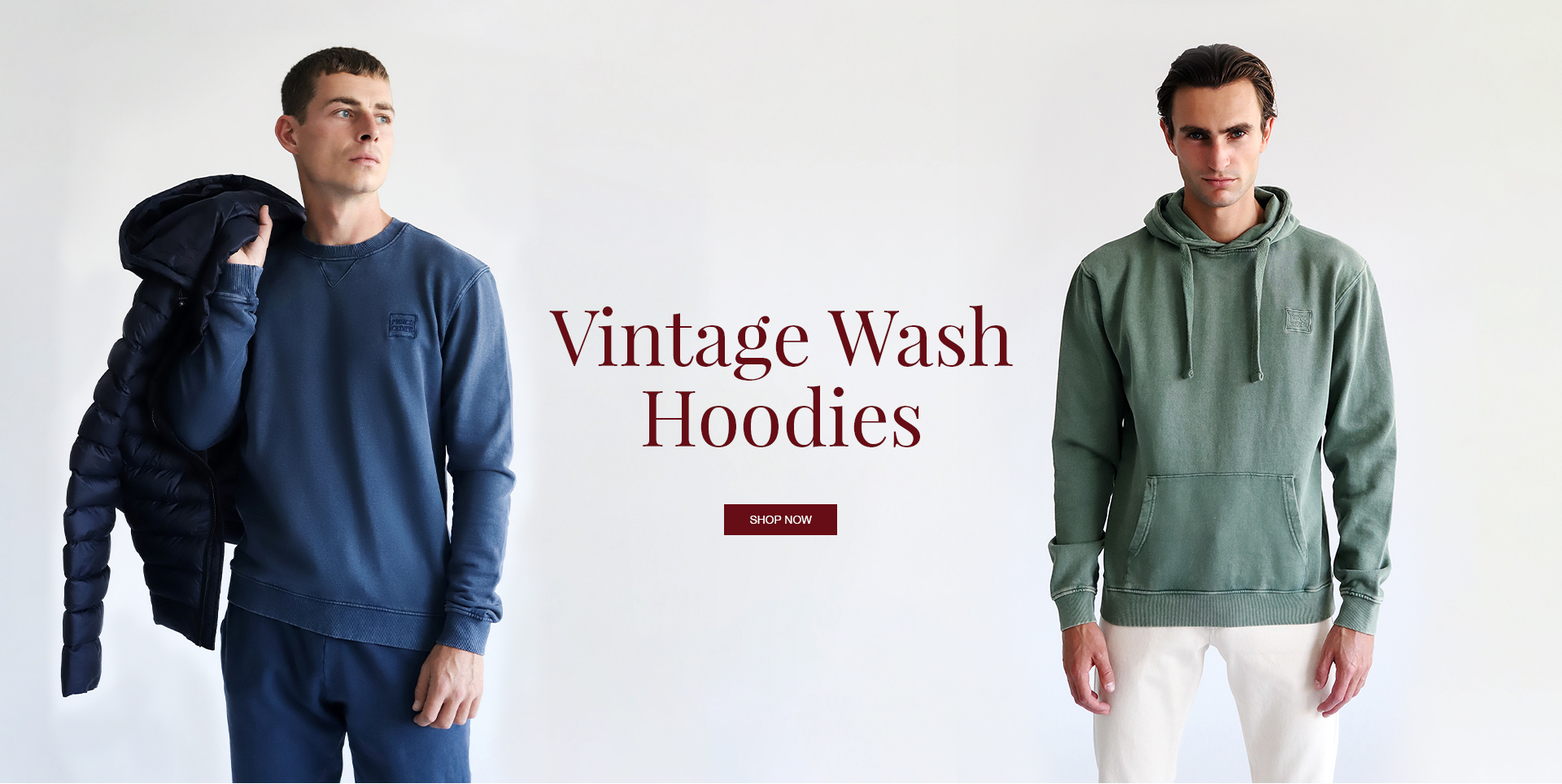 vintage wash hoodies